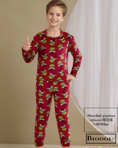 Pijama Grinch Niñ@s Navidad